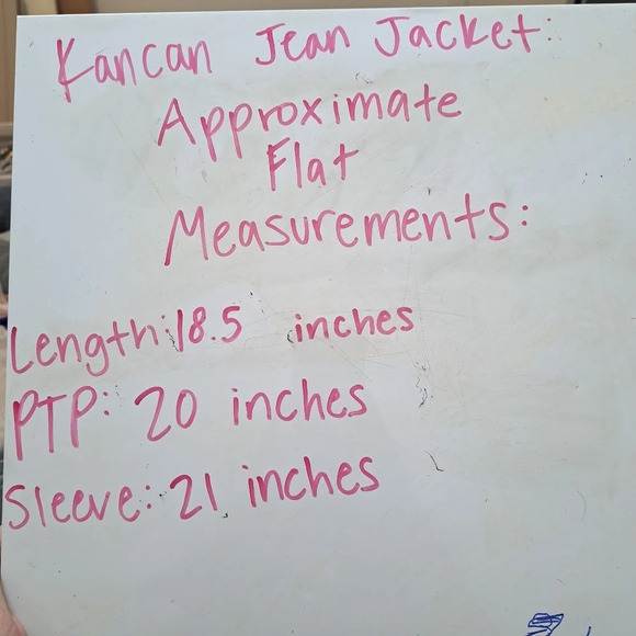 KanCan Women's Light Wash Raw Hem Crop Festival Denim Jacket Size Large - Picture 6 of 6